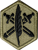 85th Civil Affairs Brigade OCP Scorpion Shoulder Patch With Velcro